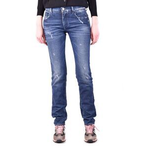 Jacob Cohen Distressed Denim Slim Fit Jeans Women blue
